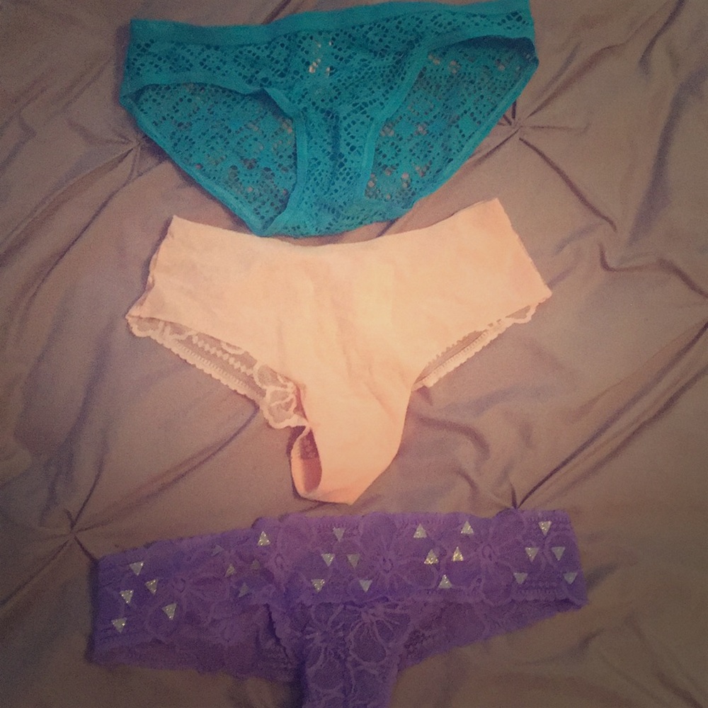 Set of 3 Victoria’s Secret and Pink underwear